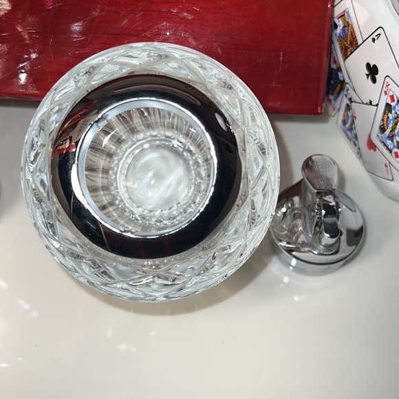 Other Beautiful Heavy Cut Glass Table Lighter Poshmark